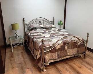 Queen size bed with meat head & foot boards