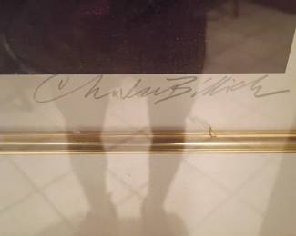 Artist signature is