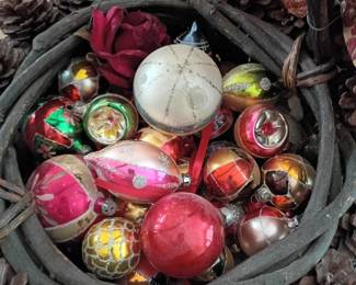 Vintage Xmas ornaments 