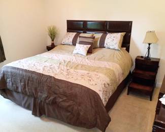 King Size bed with headboard
