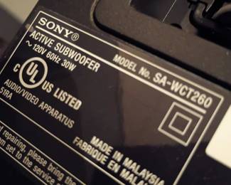 Sony Sub woofer SA-WCT260