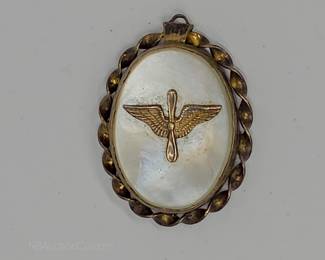Vintage Aviator sweetheart locket