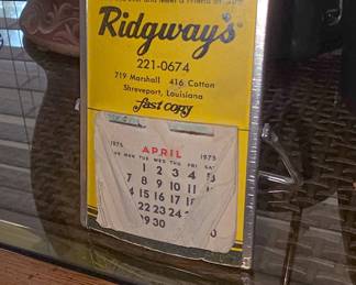 Vintage advertising