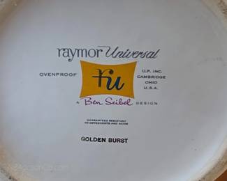 Vintage Raymor Universal Golden Burst pitcher by Ben Seibel