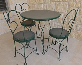 Vintage table and chairs
