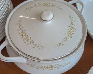 Crown Victoria china in the Carolyn pattern