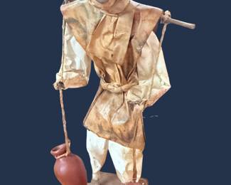 Mexican papier-mâché campesino/villager figures