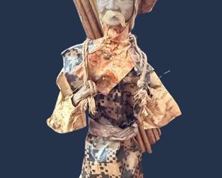 Mexican papier-mâché campesino/villager figures
