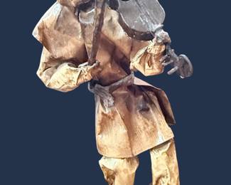 Mexican papier-mâché campesino/villager figures