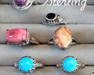 sterling silver rings