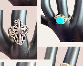 sterling silver rings