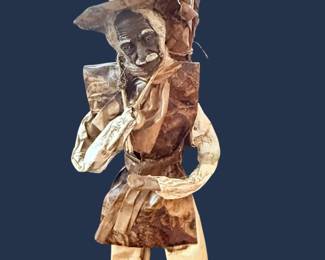 Mexican papier-mâché campesino/villager figures