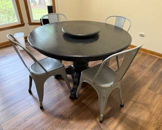 TABLE WITHOUT LEAF (WITH A LAZY SUSAN)