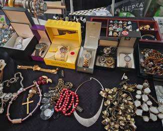 Costume and  authentic jewelry