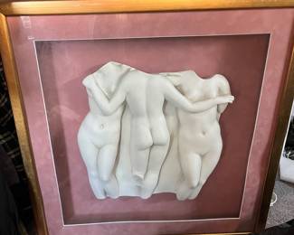 Shadow box framed art