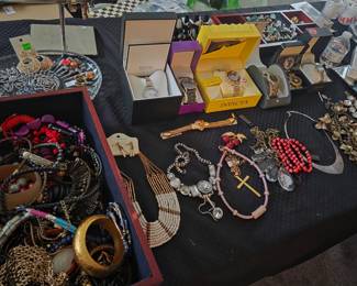 Costume and  authentic jewelry