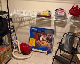 misc items in storage room