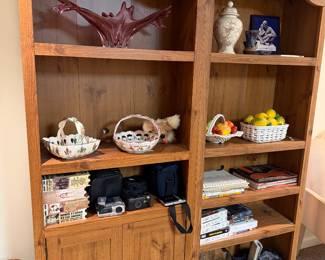 Two Piece bookcase unit (Located in lower level) priced to sell