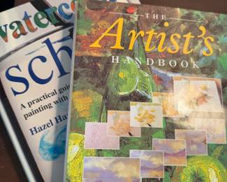 many beautiful art books hard cover