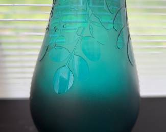 Large hand blown vase