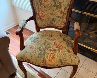 cute brocade chair 