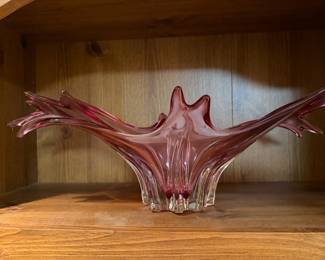 art glass vase large