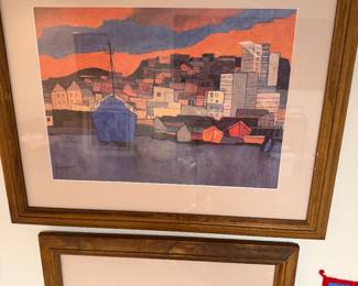 harbor water color