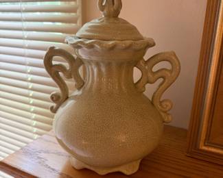 celadon green lidded jug 