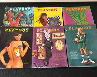 Vintage Collectible Playboy Magazines