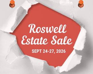 Roswell Estate Sale - September 2026