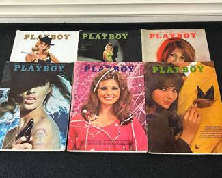 Vintage Collectible Playboy Magazines