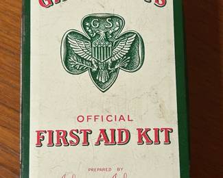 Vintage Girl Scouts First Aid Kit