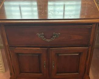 Vintage Wood Nightstand
