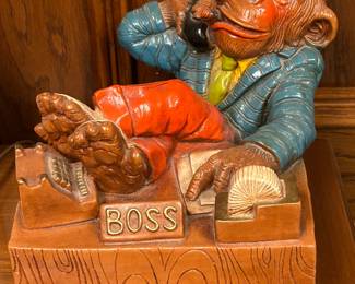 Vintage Chalkware "Boss"