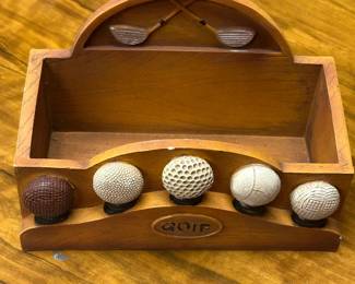 Golf Themed Desk Organizer