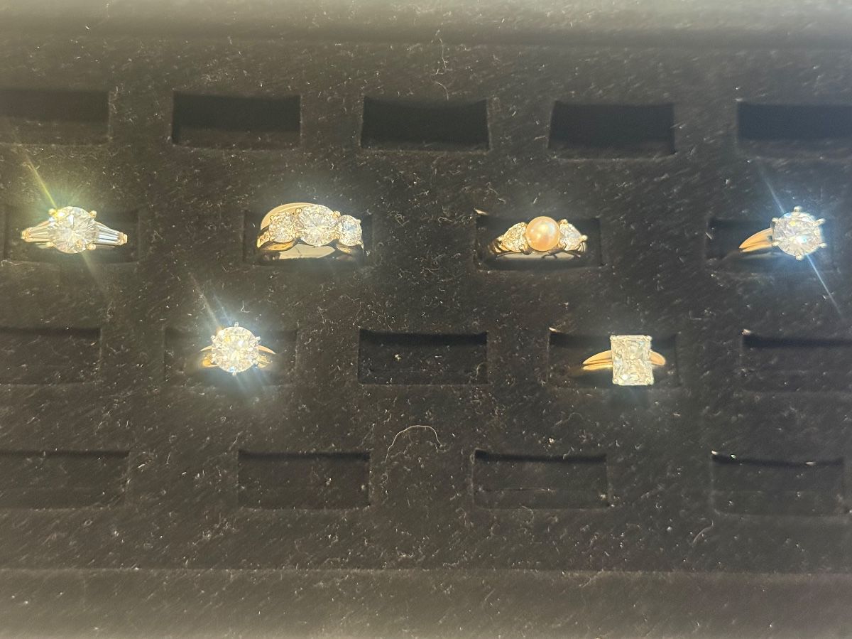 14K Gold CZ Rings