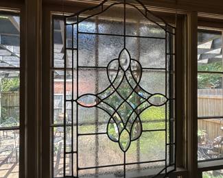 Stained glass (2 complimentary pieces in home)
