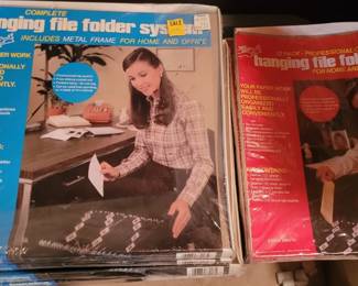 Lot of Hanging File Folders