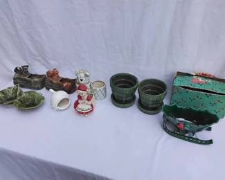Lot Of Vintage Ceramics Including McCoy