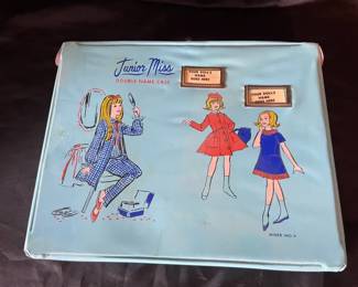 Small Vintage Dolls With Case And Accessories