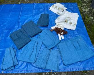 Lot Of Vintage Curtains