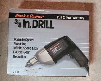 Black and Decker 38 in. Drill