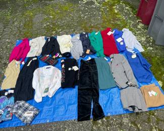 Lot Of Deadstock 1980s 1990s Clothing