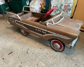 Vintage Dude Wagon Childs Pedal Car