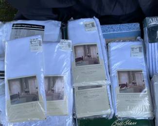 Lot Of Bedsheets And Curtains