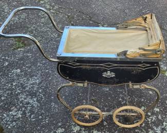 Vintage Small Doll Sized Baby Carriage