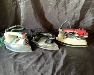 Three Vintage Irons