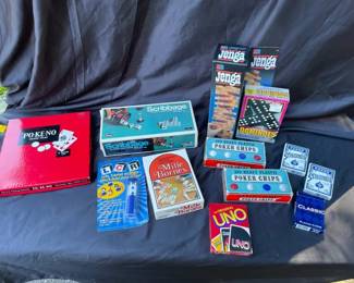 Lot Of Vintage Games Including Jenga