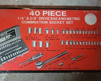 40 Piece Combination Socket Set