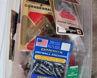 Lot of Drywall Anchors and Mounting Hardware